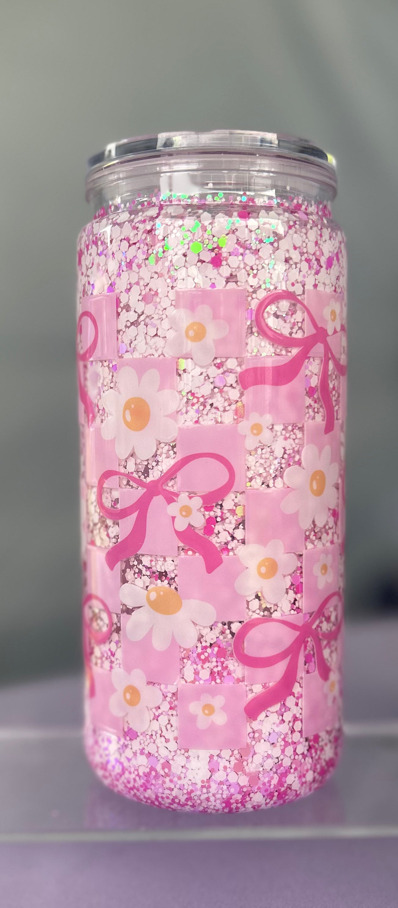 Daisies & Bows ~ 20oz Acrylic